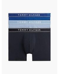 Tommy Hilfiger - 3 Pack Essential Logo Waistband Boxer Briefs - Lyst