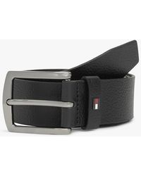 Tommy Hilfiger - Denton Pebble Grain Leather Belt - Lyst