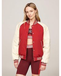 Tommy Hilfiger - Sport Relaxed Fit Wende-Bomberjacke - Lyst