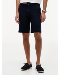 Tommy Hilfiger - Denton Straight Fit Belted Chino Shorts - Lyst