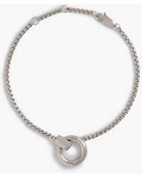 Tommy Hilfiger - Bracelet Acier Inoxydable Breloque Circulaire - Lyst