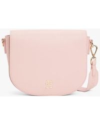 Tommy Hilfiger - Borsa Saddle Con Tracolla Iconica - Lyst