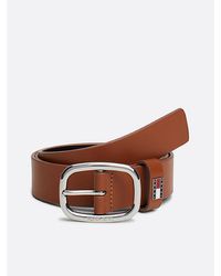 Tommy Hilfiger - Ledergürtel Mit Ovaler Schnalle - Lyst