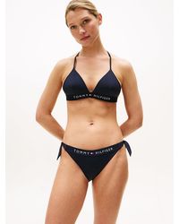 Tommy Hilfiger - Th Original Foam Triangle Halterneck Bikini Top - Lyst