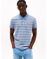Tommy Hilfiger - Polo Ajusté À Drapeau - Lyst