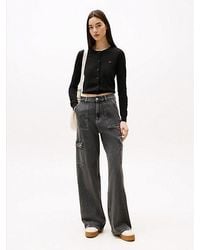 Tommy Hilfiger - Vaqueros Cargo Claire De Pernera Ancha Y Talle Alto - Lyst