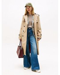 Tommy Hilfiger - Double-Breasted Trenchcoat Met Ceintuur - Lyst