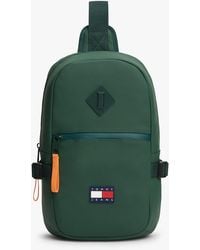 Tommy Hilfiger - Rubberised Logo Crossbody Sling Bag - Lyst