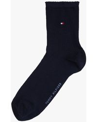 Tommy Hilfiger - 1-pack Ribbed Short Socks - Lyst