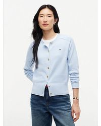 Tommy Hilfiger - Slim Tone Button Jersey Cardigan - Lyst