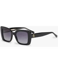 Tommy Hilfiger - Th Monogram Polarised Cat Eye Sunglasses - Lyst
