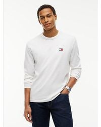 Tommy Hilfiger - Badge Jersey Long Sleeve T-Shirt - Lyst