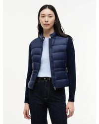 Tommy Hilfiger - Mixed Texture Slim Lightweight Down Jacket - Lyst