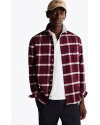 Tommy Hilfiger - Brushed Shadow Check Regular Fit Shirt - Lyst