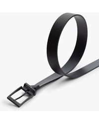 Tommy Hilfiger - Rectangular Buckle Reversible Leather Belt - Lyst