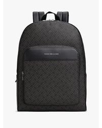 Tommy Hilfiger - Hilfiger Flag Rucksack Mit Strukturmix - Lyst