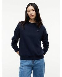 Tommy Hilfiger - Brushed Fleece Crew Neck Sweatshirt - Lyst