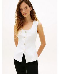 Tommy Hilfiger - Chaleco Slim Con Botones Dorados - Lyst