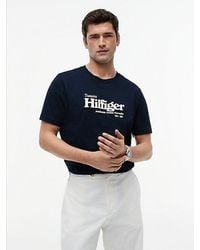 Tommy Hilfiger - Logo Graphic Jersey T-Shirt - Lyst