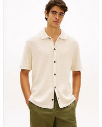 Tommy Hilfiger - Relaxed Fit Knit Short Sleeve Shirt - Lyst