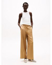 Tommy Hilfiger - Pantalón De Pernera Ancha Con Lino - Lyst