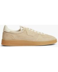 Tommy Hilfiger - The Greenwich Metallic Logo Suede Trainers - Lyst