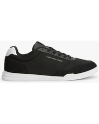 Tommy Hilfiger - Mixed Texture Low Profile Cupsole Trainers - Lyst