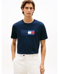 Tommy Hilfiger - Logo Jersey Crew Neck T-Shirt - Lyst