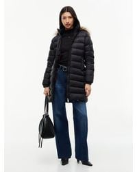 Tommy Hilfiger - Slim Shiny Down Hooded Coat - Lyst