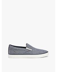 Tommy Hilfiger - Chambray-Slipper-Sneaker Aus Leinen-Canvas - Lyst