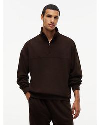 Tommy Hilfiger - Th Original Terry Quarter Zip Lounge Jumper - Lyst
