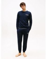 Tommy Hilfiger - Pantalón De Chándal Th Original Con Logo - Lyst