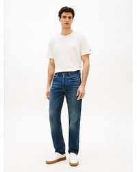 Tommy Hilfiger - Dover Whiskered Regular Straight Leg Jeans - Lyst