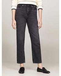 Tommy Hilfiger - Classics High Rise Fitted Straight Jeans - Lyst