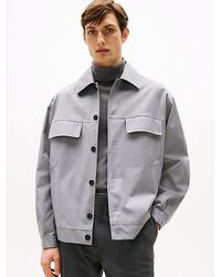 Tommy Hilfiger - Cazadora Bomber Con Bolsillos Con Solapa - Lyst