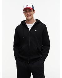 Tommy Hilfiger - Brushed Fleece Zip-thru Hoody - Lyst