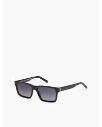Tommy Hilfiger - Signature Tip Rectangular Sunglasses - Lyst
