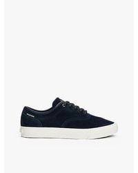Tommy Hilfiger - Suède Sneaker Met Logo - Lyst