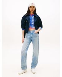 Tommy Hilfiger - Mid Rise Slim Straight Leg Jeans - Lyst