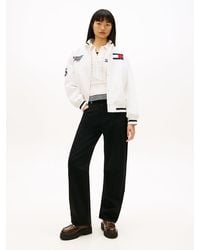 Tommy Hilfiger - High Rise Slim Straight Leg Jeans - Lyst