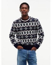 Tommy Hilfiger - Fair Isle Wool Blend Jumper - Lyst