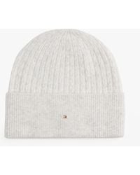 Tommy Hilfiger - Bonnet En Maille Torsadée À Drapeau Tommy - Lyst