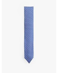 Tommy Hilfiger - Zijde Jacquard Stropdas Met Stippen - Lyst
