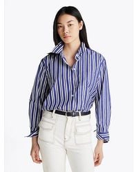 Tommy Hilfiger - Oversized Fit Hemd Aus Popeline - Lyst