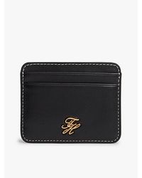 Tommy Hilfiger - Kartenetui Aus Leder Mit Logo-Emblem - Lyst