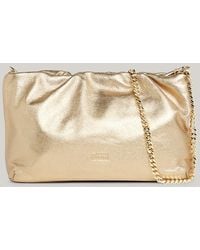 Tommy Hilfiger - Exclusive Metallic Leather Crossover Bag - Lyst