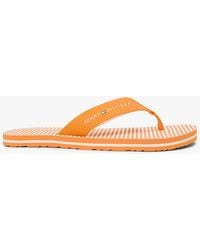 Tommy Hilfiger - Webbing Strap Ithaca Stripe Flip-Flops - Lyst