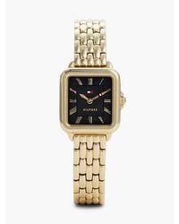 Tommy Hilfiger - Mother Of Pearl Dial Plated Watch - Lyst