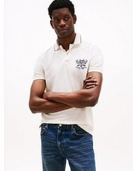 Tommy Hilfiger - Regular Fit Poloshirt Met Geborduurd Embleem - Lyst