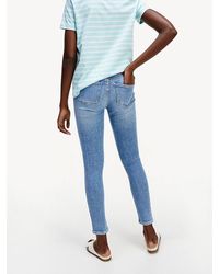 Tommy Hilfiger Como Skinny Fit Jeans In Vintage Wassing - Blauw